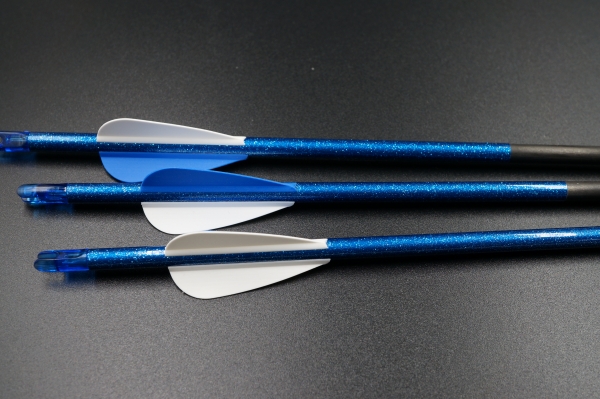 Arrow-Wrap Metallic: Sapphire Blue